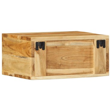 vidaXL Επίτοιχο ντουλάπι τηλεόρασης 40x30x19cm Μασίφ ξύλο ακακίας