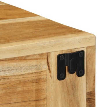 vidaXL Επίτοιχο ντουλάπι τηλεόρασης 40x30x19cm Μασίφ ξύλο ακακίας