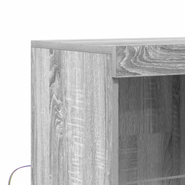 vidaXL Ντουλάπι Γκρι Sonoma 81x37x100cm από Επεξεργασμένο Ξύλο 1 τεμ.