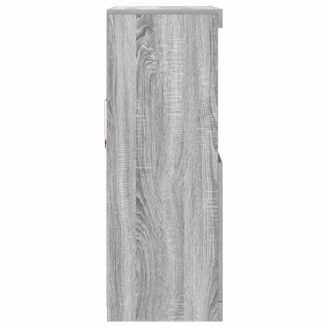 vidaXL Ντουλάπι Γκρι Sonoma 81x37x100cm από Επεξεργασμένο Ξύλο 1 τεμ.