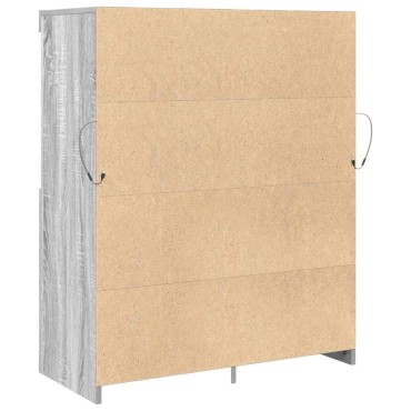 vidaXL Ντουλάπι Γκρι Sonoma 81x37x100cm από Επεξεργασμένο Ξύλο 1 τεμ.