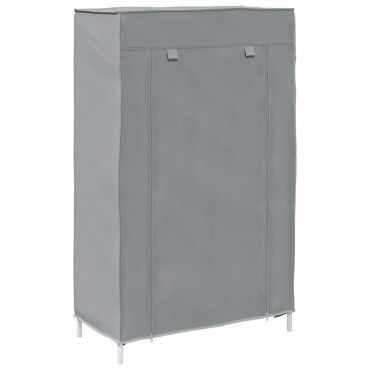 ντουλάπι παπουτσιών vidaXL Γκρι 60,5x30x97cm Μη υφασμένο ύφασμα