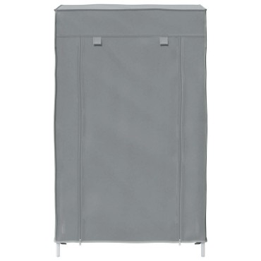 ντουλάπι παπουτσιών vidaXL Γκρι 60,5x30x97cm Μη υφασμένο ύφασμα
