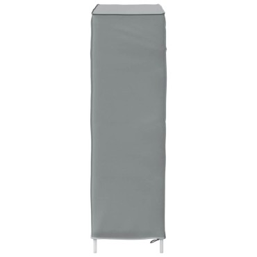 ντουλάπι παπουτσιών vidaXL Γκρι 60,5x30x97cm Μη υφασμένο ύφασμα