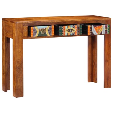 vidaXL Τραπέζι Κονσόλα 110x35x75cm από Μασίφ Ξύλο Ακακίας