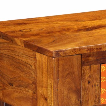 vidaXL Τραπέζι Κονσόλα 110x35x75cm από Μασίφ Ξύλο Ακακίας