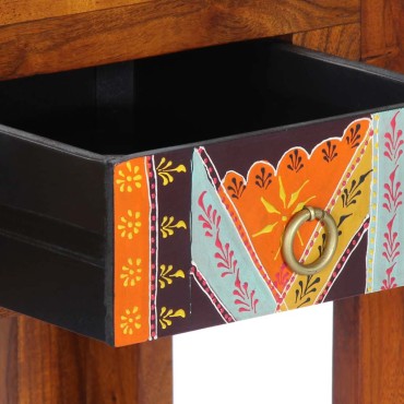 vidaXL Τραπέζι Κονσόλα 110x35x75cm από Μασίφ Ξύλο Ακακίας