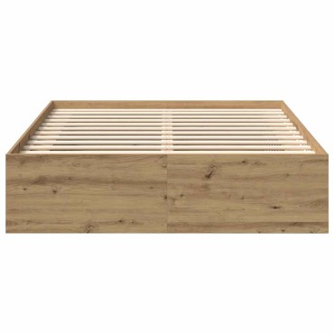 vidaXL Πλαίσιο κρεβατιού χωρίς στρώμα 120x200 εκ. Επεξεργασμένο Ξύλο