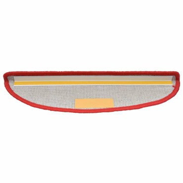 vidaXL Πατάκια για σκάλες 30 τεμάχια Κόκκινο 65x21x4 cm