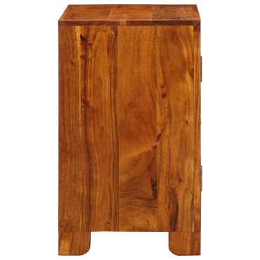 vidaXL Sideboard Πολύχρωμο 50x35x60 μασίφ ξύλο ακακίας