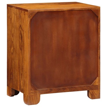 vidaXL Sideboard Πολύχρωμο 50x35x60 μασίφ ξύλο ακακίας