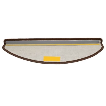 vidaXL Πατάκια για σκάλες 30 τεμάχια Καφέ 65x21x4 cm