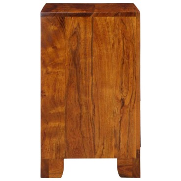 vidaXL Sideboard Πολύχρωμο 50x35x60 μασίφ ξύλο ακακίας