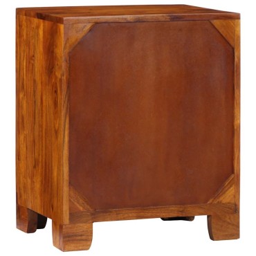 vidaXL Sideboard Πολύχρωμο 50x35x60 μασίφ ξύλο ακακίας