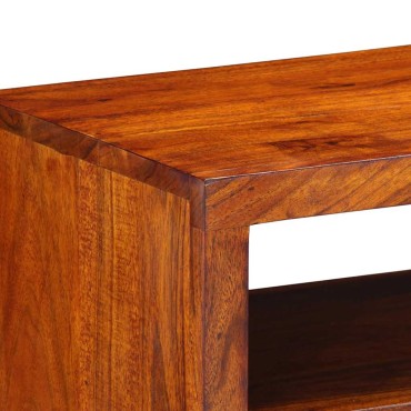 vidaXL Ντουλάπι τηλεόρασης πολύχρωμο 110x30x40 μασίφ ξύλο ακακίας 1 τεμ.