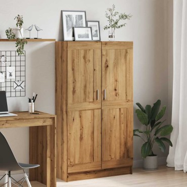vidaXL Βιβλιοθήκη Artisan Δρυς 82,5x30,5x150cm Επεξεργασμένο Ξύλο 1 τεμ.