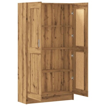 vidaXL Βιβλιοθήκη Artisan Δρυς 82,5x30,5x150cm Επεξεργασμένο Ξύλο 1 τεμ.
