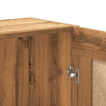 vidaXL Βιβλιοθήκη Artisan Δρυς 82,5x30,5x150cm Επεξεργασμένο Ξύλο 1 τεμ.