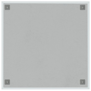 vidaXL Πίνακας Επιτοίχιος Μαγνητικός Λευκός 60 x 60 εκ. Ψημένο Γυαλί