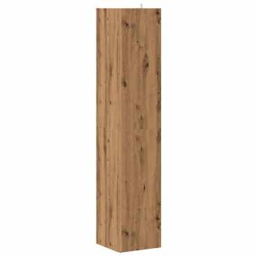 vidaXL Γωνιακό ντουλάπι Artisan Oak 33x33x165cm Κατασκευασμένο ξύλο