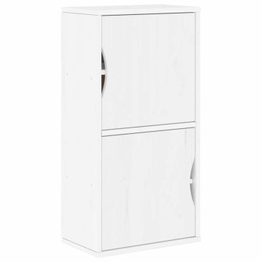 vidaXL Βοηθητικό Ντουλάπι ODDA Λευκό 40x24x79cm από Μασίφ Ξύλο Πεύκου 1 τεμ.