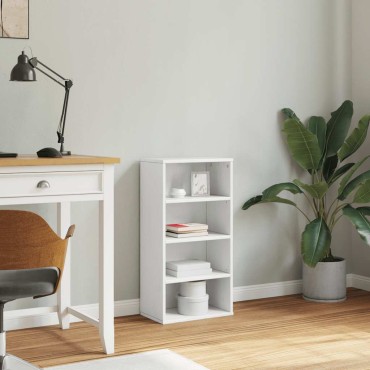 vidaXL Βοηθητικό Ντουλάπι ODDA Λευκό 40x24x79cm από Μασίφ Ξύλο Πεύκου 1 τεμ.