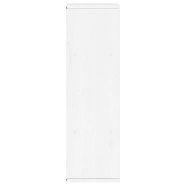 vidaXL Βοηθητικό Ντουλάπι ODDA Λευκό 40x24x79cm από Μασίφ Ξύλο Πεύκου 1 τεμ.