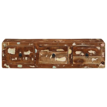 vidaXL Έπιπλο Τηλεόρασης 100x32x25cm από Μασίφ Ανακυκλωμένο Ξύλο 1 τεμ.