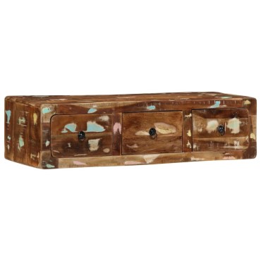 vidaXL Έπιπλο Τηλεόρασης 100x32x25cm από Μασίφ Ανακυκλωμένο Ξύλο 1 τεμ.