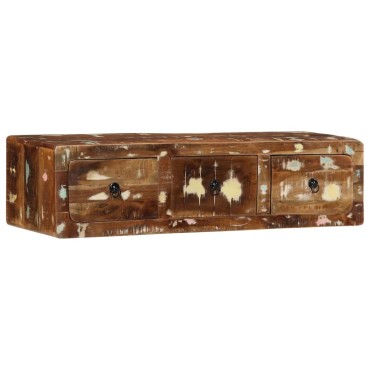 vidaXL Έπιπλο Τηλεόρασης 100x32x25cm από Μασίφ Ανακυκλωμένο Ξύλο 1 τεμ.