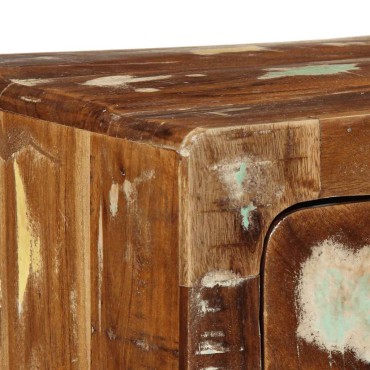 vidaXL Έπιπλο Τηλεόρασης 100x32x25cm από Μασίφ Ανακυκλωμένο Ξύλο 1 τεμ.
