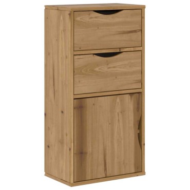 vidaXL Συρταριέρα με Συρτάρια ODDA 40x24x79cm από Μασίφ Ξύλο Πεύκου 1 τεμ.