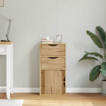 vidaXL Συρταριέρα με Συρτάρια ODDA 40x24x79cm από Μασίφ Ξύλο Πεύκου 1 τεμ.