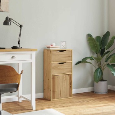 vidaXL Συρταριέρα με Συρτάρια ODDA 40x24x79cm από Μασίφ Ξύλο Πεύκου 1 τεμ.