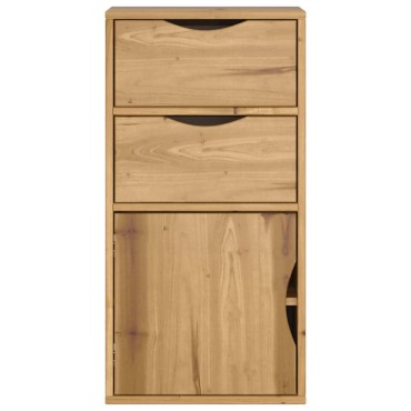 vidaXL Συρταριέρα με Συρτάρια ODDA 40x24x79cm από Μασίφ Ξύλο Πεύκου 1 τεμ.