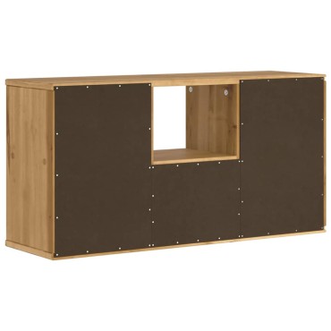 vidaXL Έπιπλο Τηλεόρασης με Συρτάρι ODDA 79x24x40cm Μασίφ Ξύλο Πεύκου