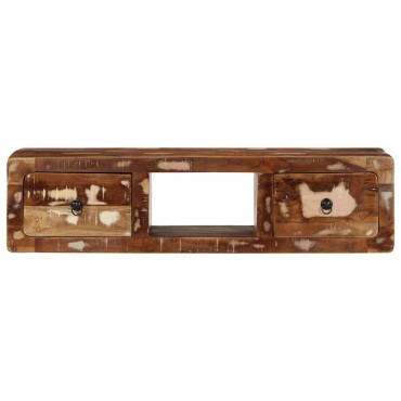 vidaXL Έπιπλο Τηλεόρασης 100x32x25cm από Μασίφ Ανακυκλωμένο Ξύλο 1 τεμ.