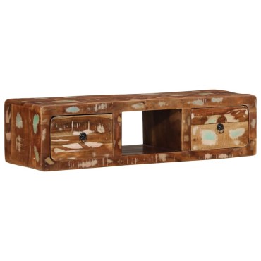 vidaXL Έπιπλο Τηλεόρασης 100x32x25cm από Μασίφ Ανακυκλωμένο Ξύλο 1 τεμ.