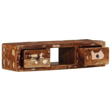 vidaXL Έπιπλο Τηλεόρασης 100x32x25cm από Μασίφ Ανακυκλωμένο Ξύλο 1 τεμ.