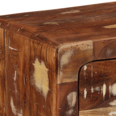 vidaXL Έπιπλο Τηλεόρασης 100x32x25cm από Μασίφ Ανακυκλωμένο Ξύλο 1 τεμ.