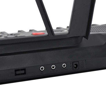 vidaXL 61 πλήκτρα Πιάνο Ηλεκτρικό πληκτρολόγιο με βάση μουσικής