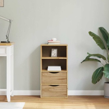 vidaXL Συρταριέρα με Συρτάρια ODDA 40x24x79cm από Μασίφ Ξύλο Πεύκου 1 τεμ.