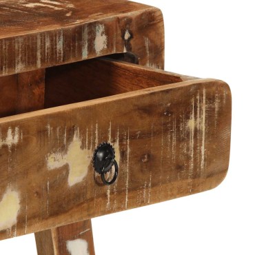vidaXL Τραπέζι Κονσόλα 90x32x75cm από Μασίφ Ανακυκλωμένο Ξύλο 1 τεμ.