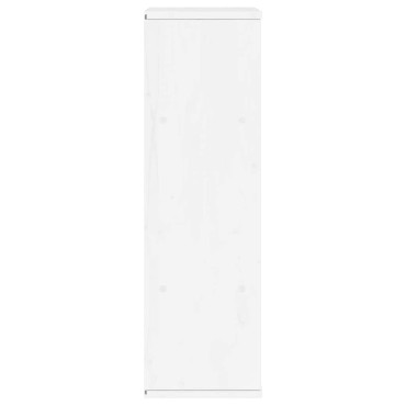 vidaXL Συρταριέρα με Συρτάρια ODDA Λευκό 40x24x79cm Μασίφ Ξύλο Πεύκου 1 τεμ.