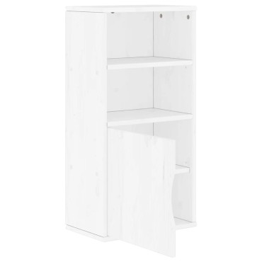 vidaXL Βοηθητικό Ντουλάπι ODDA Λευκό 40x24x79cm από Μασίφ Ξύλο Πεύκου 1 τεμ.