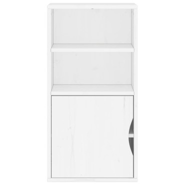 vidaXL Βοηθητικό Ντουλάπι ODDA Λευκό 40x24x79cm από Μασίφ Ξύλο Πεύκου 1 τεμ.
