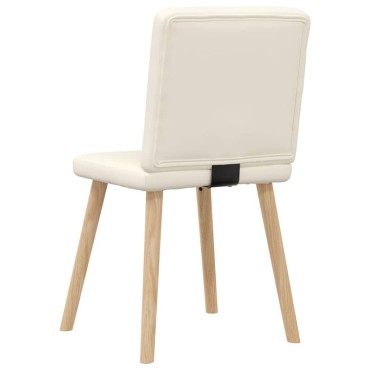 vidaXL Καρέκλες Τραπεζαρίας 4 τεμ. Λινές 45x54x86 cm