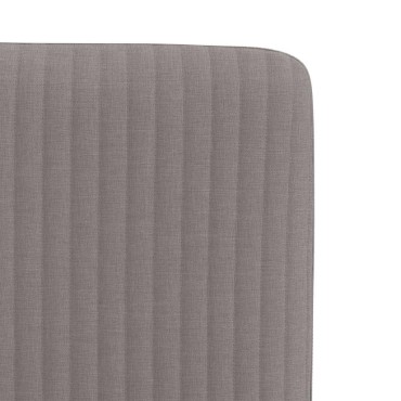 vidaXL Καρέκλες Τραπεζαρίας 4 τεμ. Taupe Υφασμάτινες 45x54x86 cm