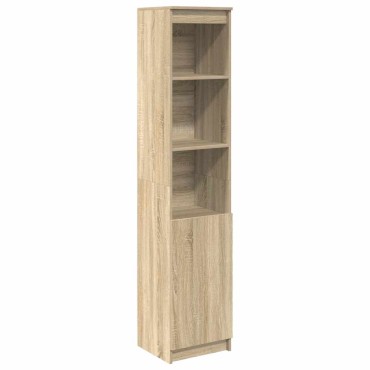 vidaXL Ντουλάπι Sonoma δρυς 37,5x35x180cm Επεξεργασμένο Ξύλο 1 τεμ.