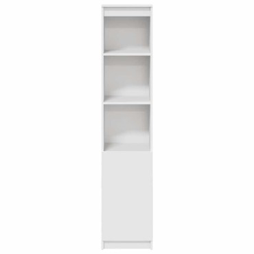 vidaXL Ντουλάπι Λευκό 37,5x35x180cm Επεξεργασμένο Ξύλο 1 τεμ.